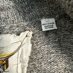 Anthropologie Womens Puff Shoulder Tokyo Map Choco Cardigan Sweater Size Large Photo 2