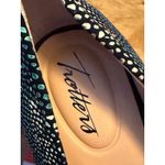 Trotters Candela Women's Lizard Print Block Heel Pumps Size 7.5N, New Black Photo 6