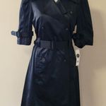 Elle black satin trench size xs Photo 0