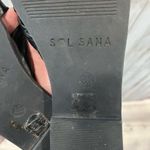 Sol Sana Black Leather Paradise Slide Sandals Photo 6