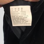 VTG Theomiles black velvet silk blend cocktail dress Size 6 Photo 4