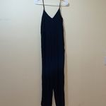 Anthropologie Womens New  Maeve Magdalena Classic Black V-Neck Jumpsuit Photo 8