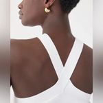 J.Crew NWT Fitted Halterneck Sweater-Tank in Supersculpt Yarn Size Large Photo 3