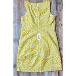 Lilly Pulitzer  MacFarlane Sunglow Yellow Sea Cups Pigment sz 6‎ Shift Dress $198 Photo 7