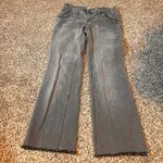 Tommy Hilfiger  Gray Denim Jeans Flare Leg Low Rise Frayed Hem Womens Photo 0