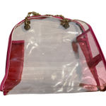 Clear stadium concert pink transparent adjustable chain‎ purse Photo 0
