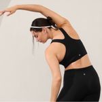 Athleta  Conscious Crop Black Sports Bra Top Size Medium Photo 1