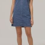 J.Crew Blue Denim Short Sleeve V-Neck Mini Dress 4 Photo 1