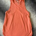 Calia Striped Racerback Side Slit Coral Tank Top Oversized Nylon Spandex Size XS Pink Photo 0
