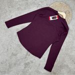 NWT Seg’ments 100% Merino Wool Base Layer Shirt Top Long Sleeve in Burgundy M Red Size M Photo 7