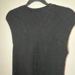 Gap NWT Slub Tie Sleeve T-Shirt Mini Dress Black Size XS Knot Open Minimalist Photo 10