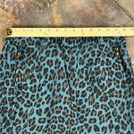 Young Fabulous and Broke Young, Fabulous & Broke Blue Leopard Martino Joggers Pants Medium Photo 1