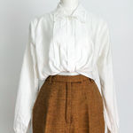 Vintage 90’s Pleated Button Photo 0