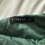 LIONESS Stylish Green Lace-Up Corset Top Photo 2