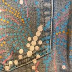 BQB Womens Light Blue Denim Jeans 7 Butterfly Embellishing Low Rise 32x25 Crop Size undefined Photo 6