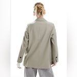 Stradivarius STRADIVARUS Oversized Blazer Stone Structured Small New Photo 5