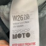 Topshop  Moto distressed ripped raw hem light blue Y2K jeans, size 26x30” spring Photo 3