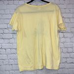 🇺🇸 Vintage Cottagecore Yellow Embroidered Tee Shirt Size L Photo 1
