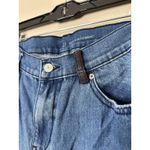 NY & C Curvy Boyfriend Womens Jeans Size 16 STraight Blue Distressed Plaid Photo 3