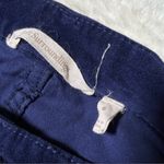 Soft Surroundings  Navy Blue Velvet Straight Leg Pants Size 6 Photo 8