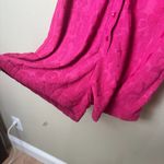 Terrycloth Hot Pink Semi Sheer Romper Shorts Set Size Medium Photo 4