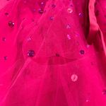 Mori Lee Hot Pink‎  tulle rhinestone Dress Photo 4