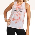 Peloton Flow Double Twist Back Tie Dye Tank Top. Size Small. NWT Photo 0
