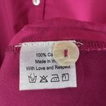 LA PLAGE Alex Poplin Button Down Maxi Long Dress Cabaret Pink Sz M‎ NWT $278 Size M Photo 4