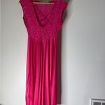 Vintage Soft Moments Pink Lace Top Nylon Bottom Nightgown Small Photo 1