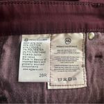 AG Adriano Goldschmied AG The Farrah Skinny High Rise Skinny Maroon Jeans Pants Photo 7