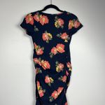 Isabel Maternity Blue Floral Print Short Sleeve T Photo 4