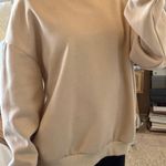 Amazon Khaki Oversized Sweat Shirt  Photo 0