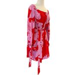 Bardot | Dariela Mini Dress Star Lily Long Sleeve Off Shoulder Belted Size 10 Photo 3