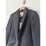 L'Agence NWT  Chamberlain Single Breasted Blazer Suit Jacket Black Tweed Size 0 Photo 3