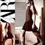 ZARA NWT 2025 collection BLACK/BROWN sleeveless BELTED KNIT MINI DRESS S Photo 10