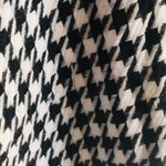 Houndstooth Black White Soft Knit Scarf New Alabama Skinny Long Fringe Unisex Photo 8