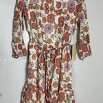 Trovata Birds of Paradis Nia Poppy Dress Size Large NWT Pink Photo 0