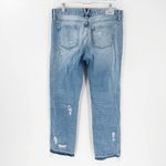 ZARA Basic Z1975 Mid Rise Distressed Denim Jeans Photo 4