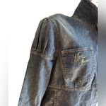Y2K MECCA FEMME DENIM
JACKET BOHO CONTRASTING FABRIC PUFF SLEEVE ARTSY Blue Size 3X Photo 4