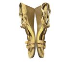 Vionic  Shoes Womens Size 9 Beige Cork Wedge Sandals‎ Strappy Rhinestone Comfort Photo 5