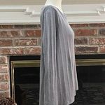 Simply Vera, Vera Wang Simply Vera Vera Wang long sleeved oversized ribbed grey long sleeve top /S /EUC Photo 10