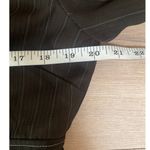 Vintage Larry Levine Pinstripe Blazer Jacket Womens 10 Brown Photo 5