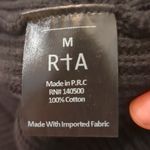 RtA black hooded cable knit sweater size medium Photo 3