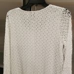💕LE CLAIR DE LUNE PARIS💕 French Lace Silk Long Sleeve Dress ~ White NWT Photo 3