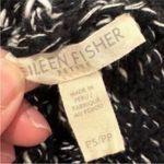 Eileen Fisher  Black and White Turtleneck Sweater Photo 8