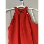 Julia Jordan  Knot Neck Halter Jumpsuit Size 8 Orange Formal Party Dressy Photo 4