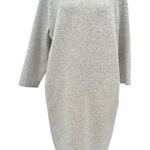 Lafayette 148 New York Shift Dress Long Sleeve Cotton‎ Gray Size Medium Photo 0