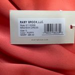 Ramy Brook Madison One-Shoulder Satin Minidress NWT size 0 Poppy Orange Photo 7