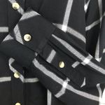 Tolani NEW  Collection Plaid Flannel Shirt Printed Back Black Size L Photo 5