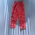 1010 Design women orange silk palazzo pants elastics waist zip bottom Pink Size M Photo 9